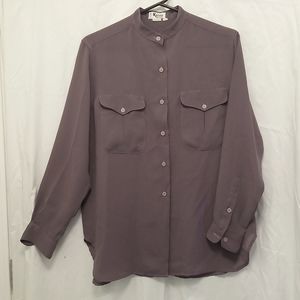 Kenar - Taupe, button down blouse